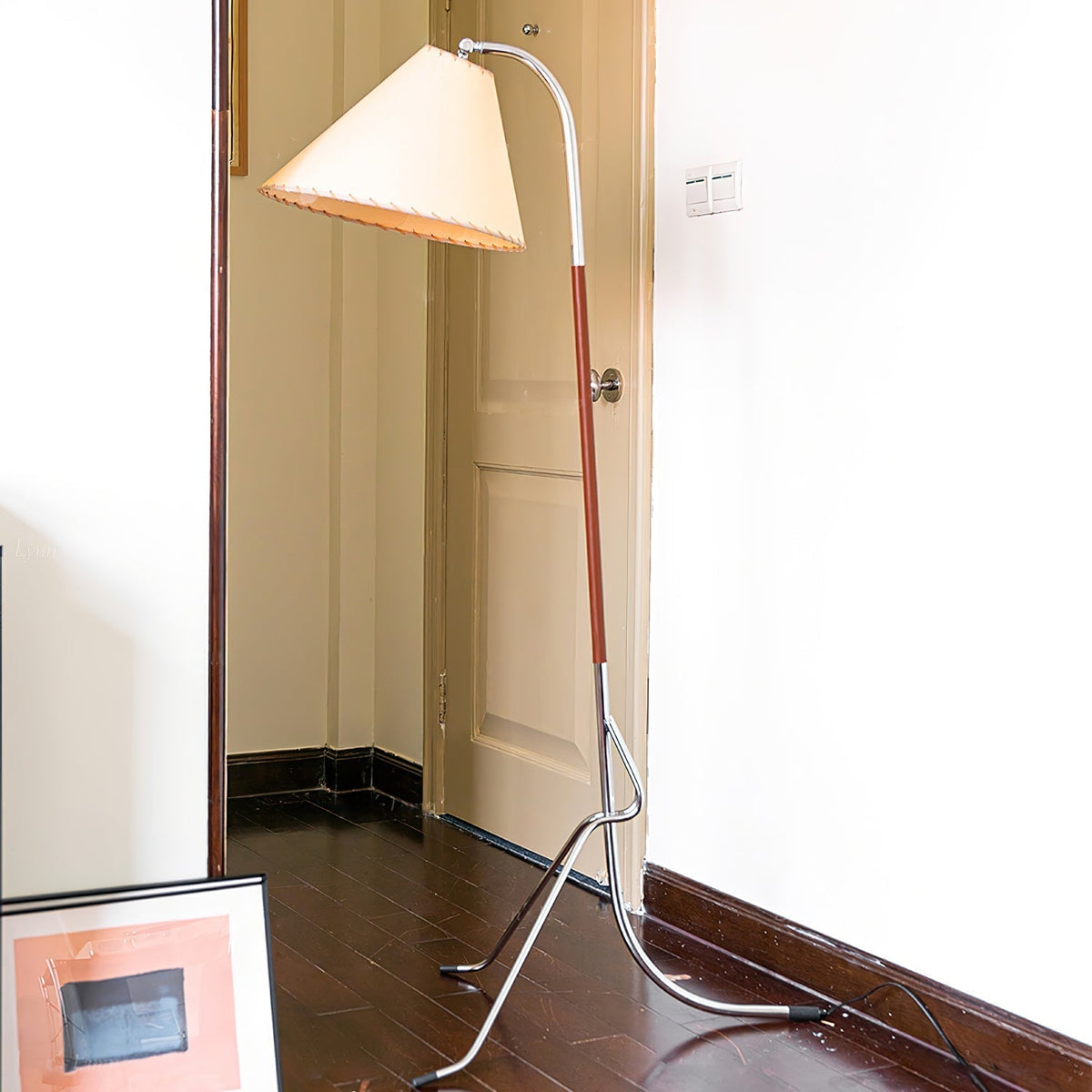 Lysandir Arc-shaped Wood Floor Lamp
