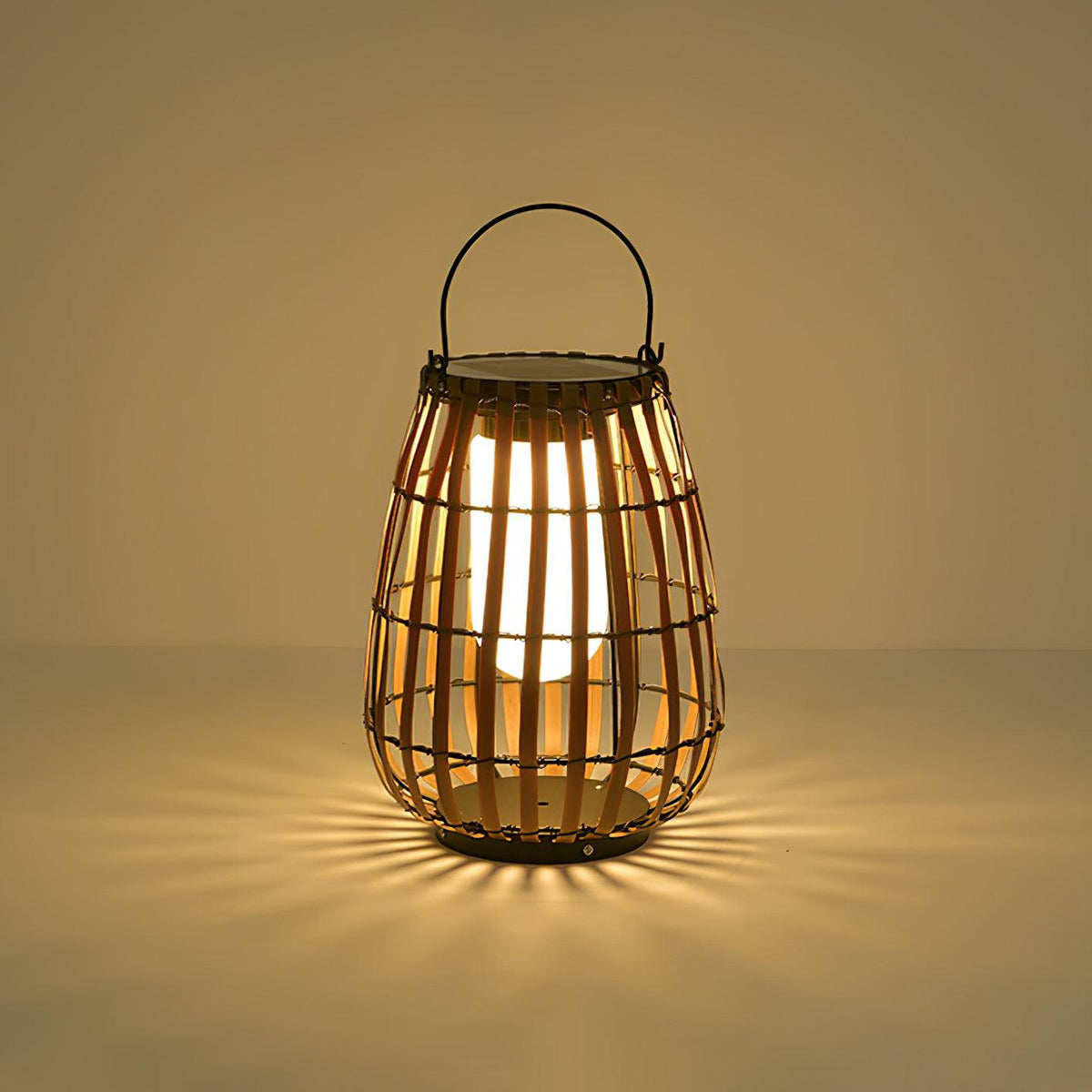 Veshael Tropic Braid Lantern Outdoor Lamp