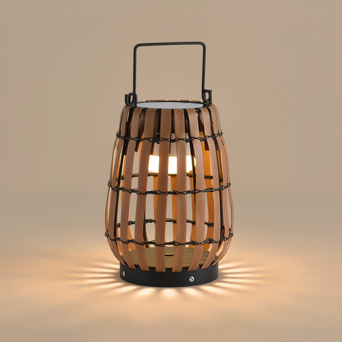 Veshael Tropic Braid Lantern Outdoor Lamp