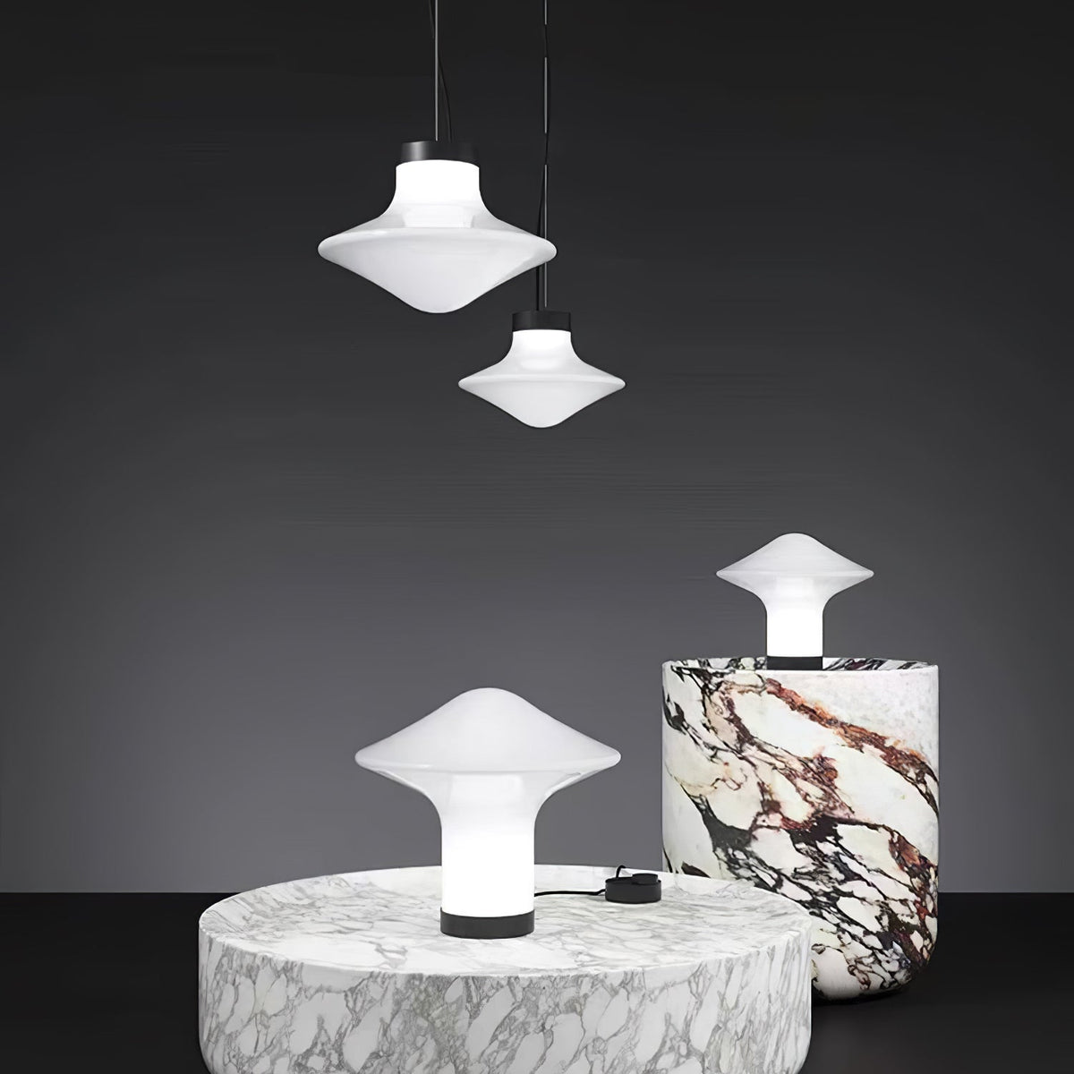Esoleth Premium Nordic Art Glass Pendant Lamp