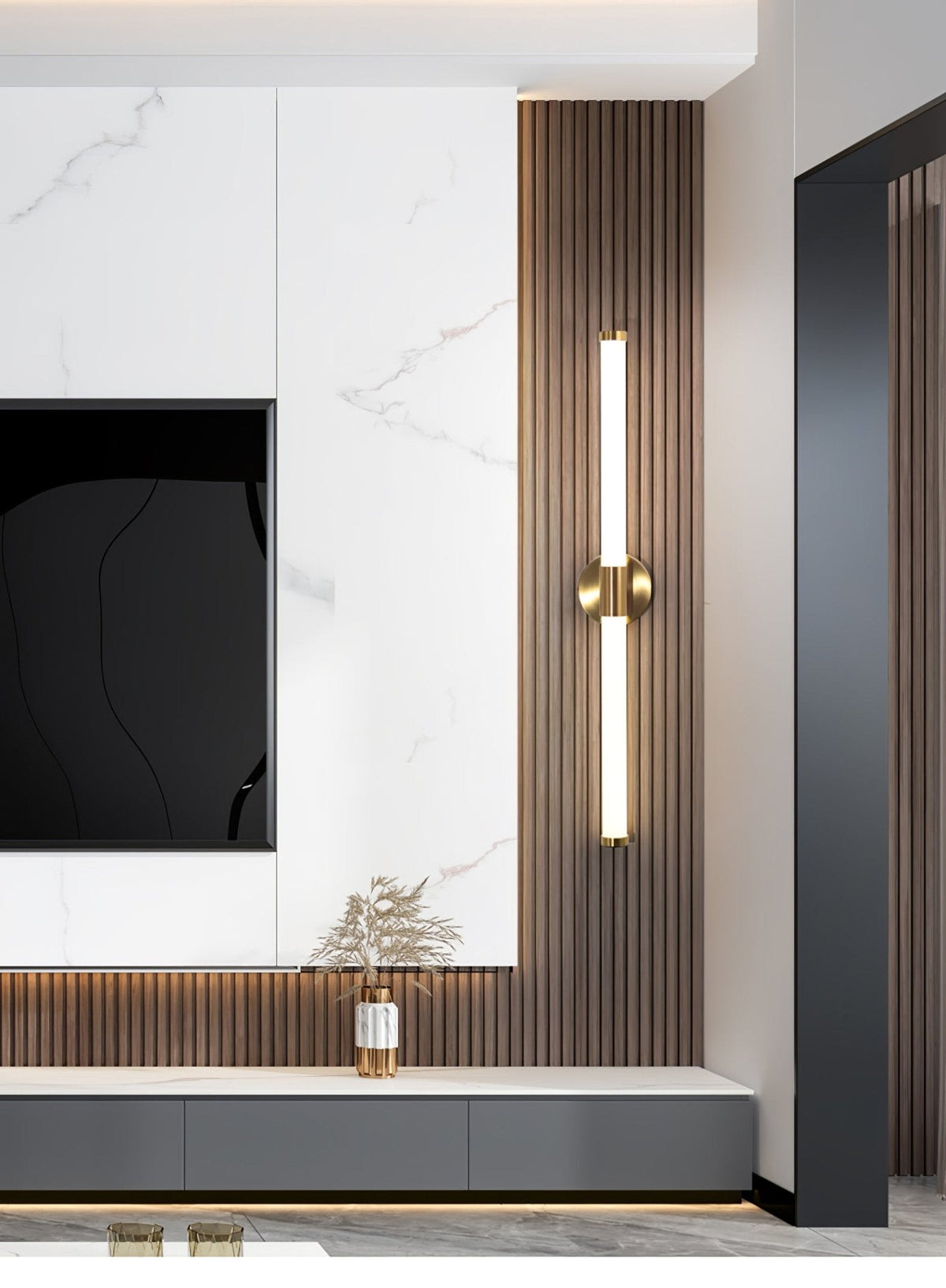 Cecarir Art Tubo Linear LED Wall Lamp