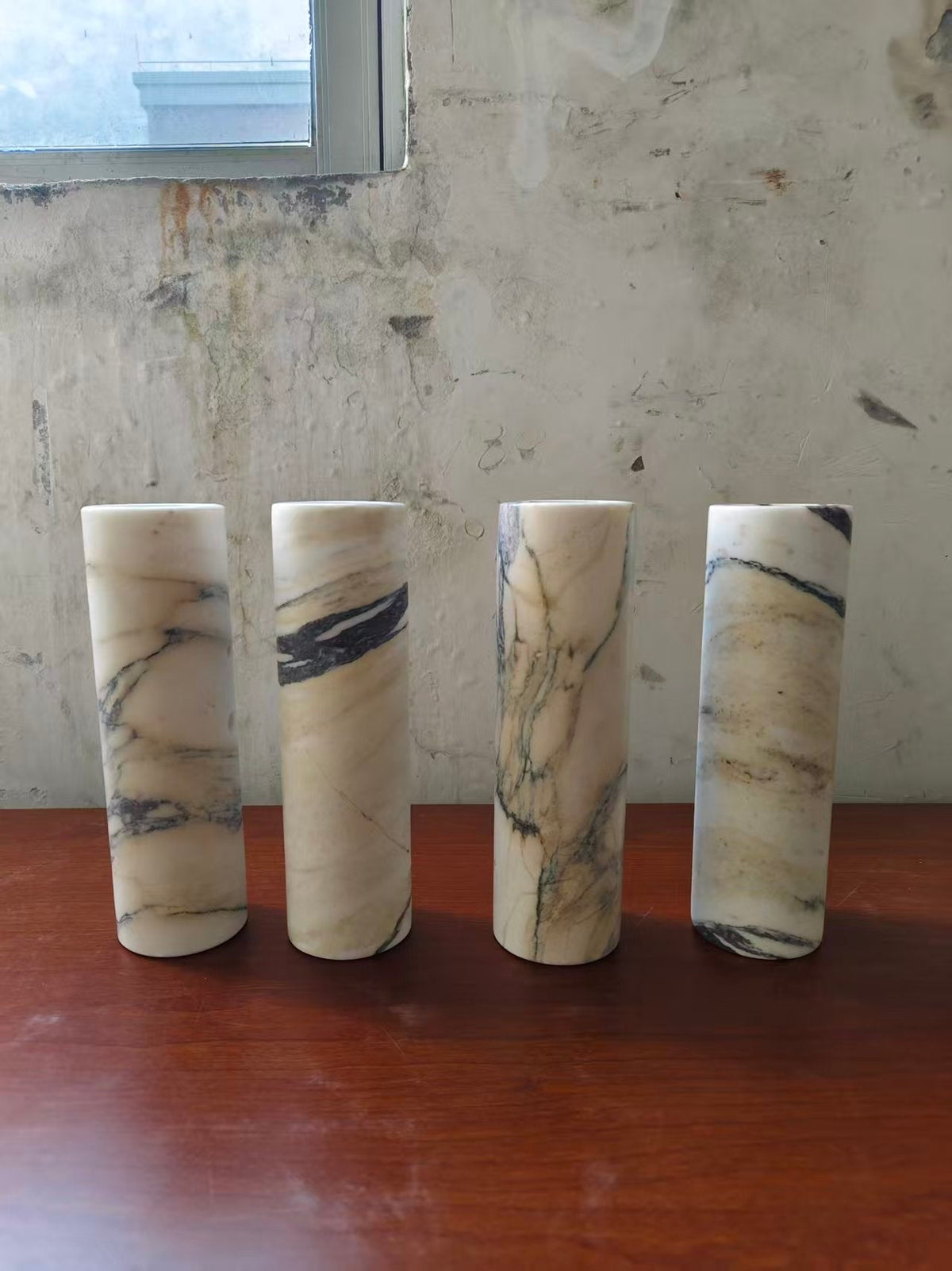 Kenoa Tubular Marble Indoor Wall Light