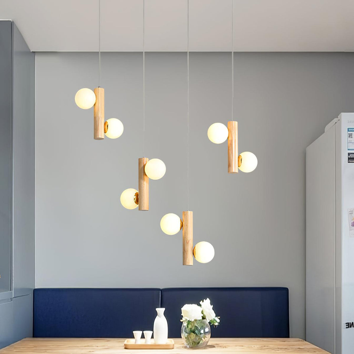 Solstica Wood Classic Pendant Lamp
