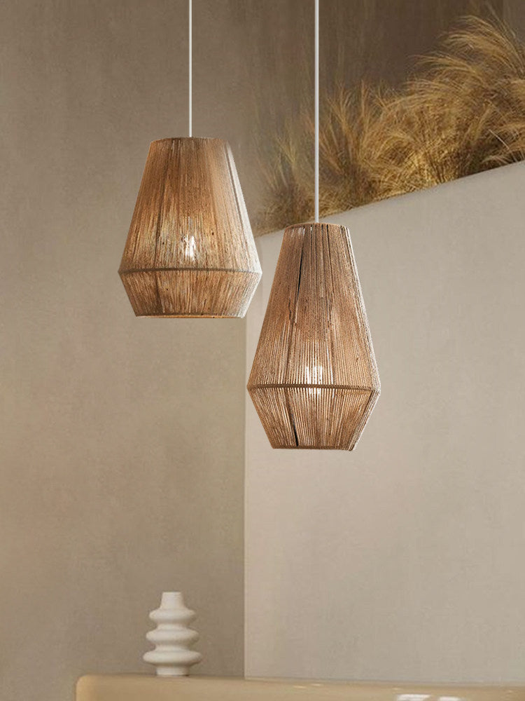 Navenwick Faceted Rope Pendant Lamp