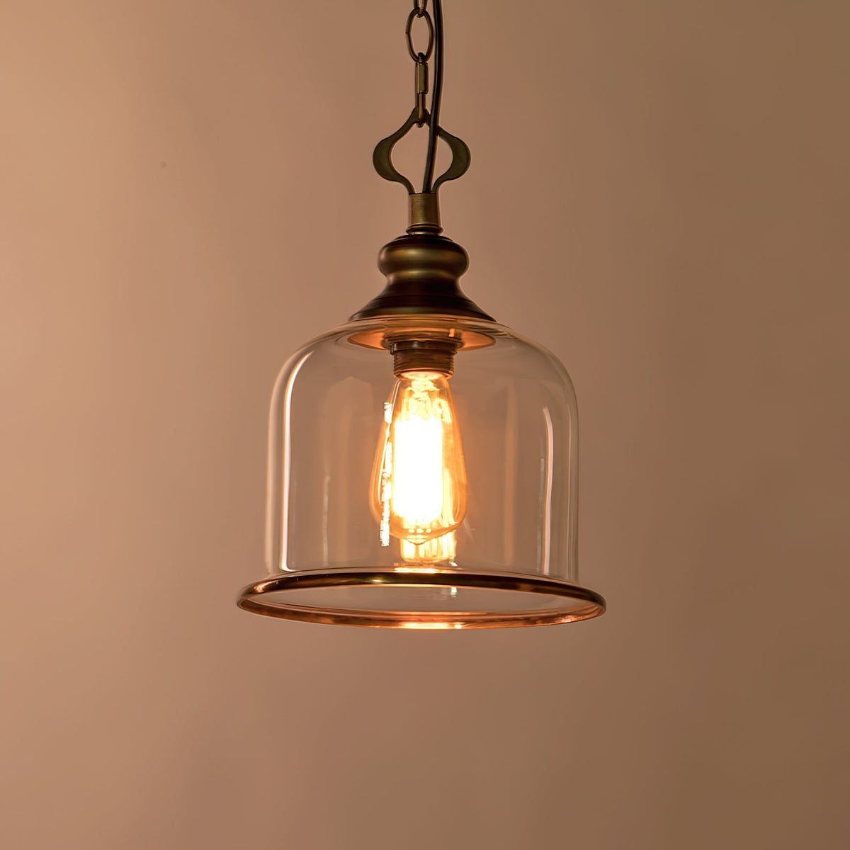 Sysolion Vintage Elegance Glass Pendant Lamp