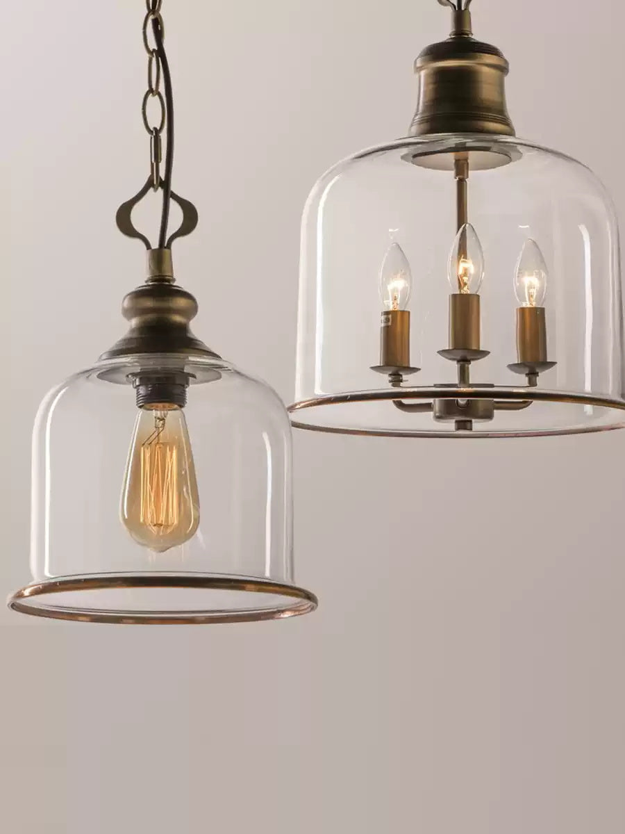 Wekai Glass Linear Pendant Light