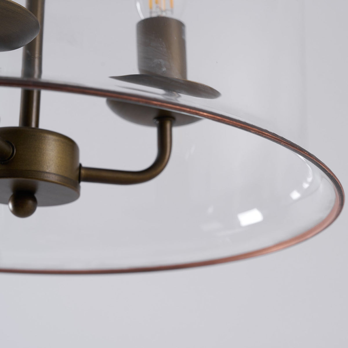 Wekai Glass Linear Pendant Light