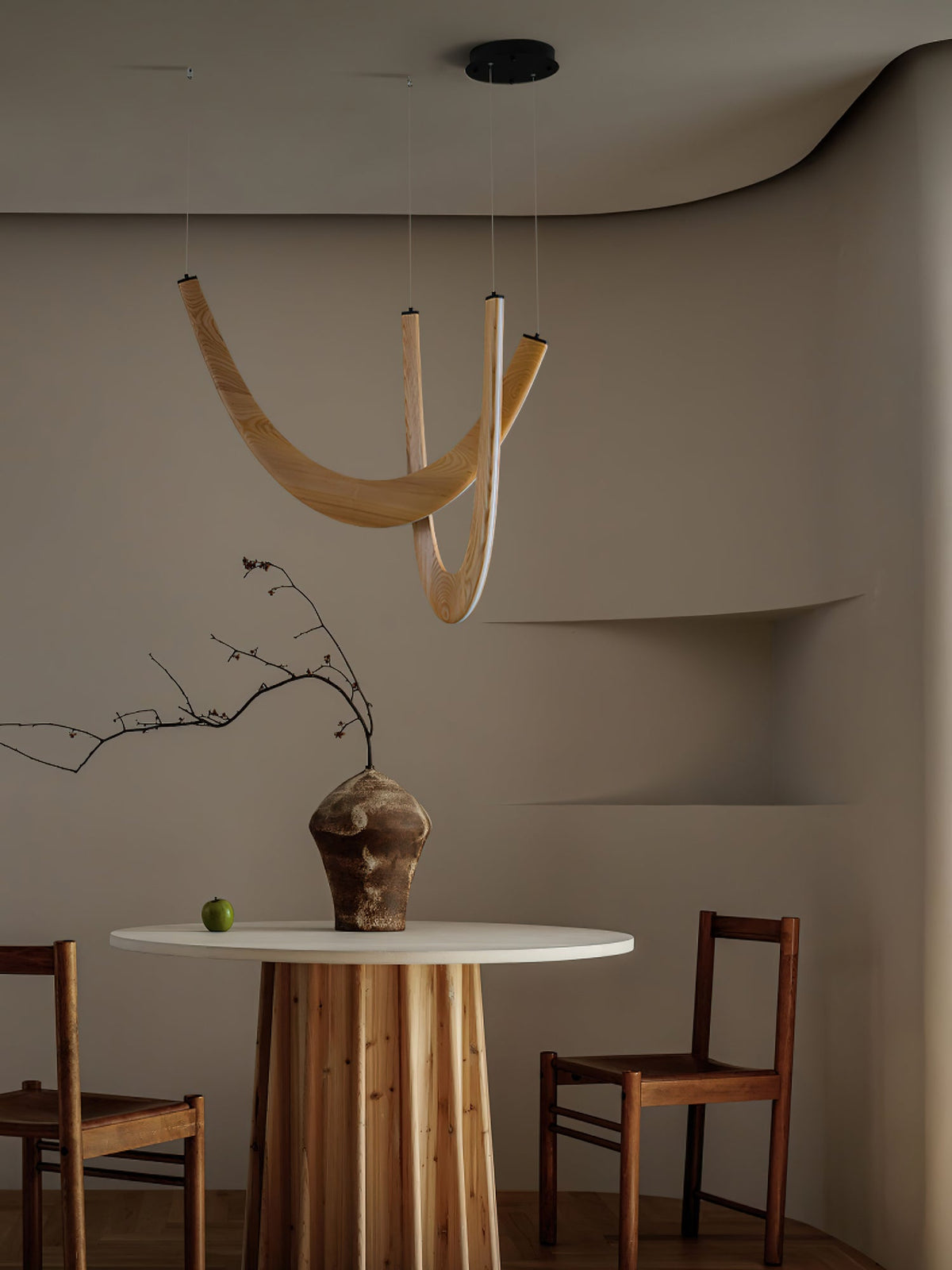 Aldaaine Wooden Pendant Lamp