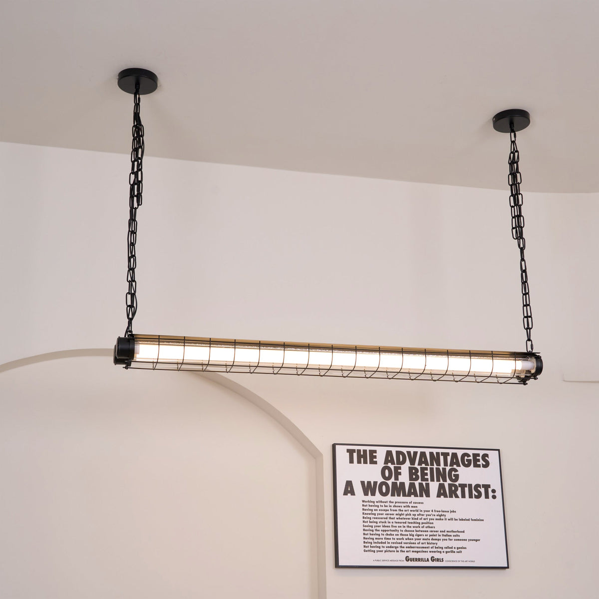 Alaric Industrial Linear Pendant Light