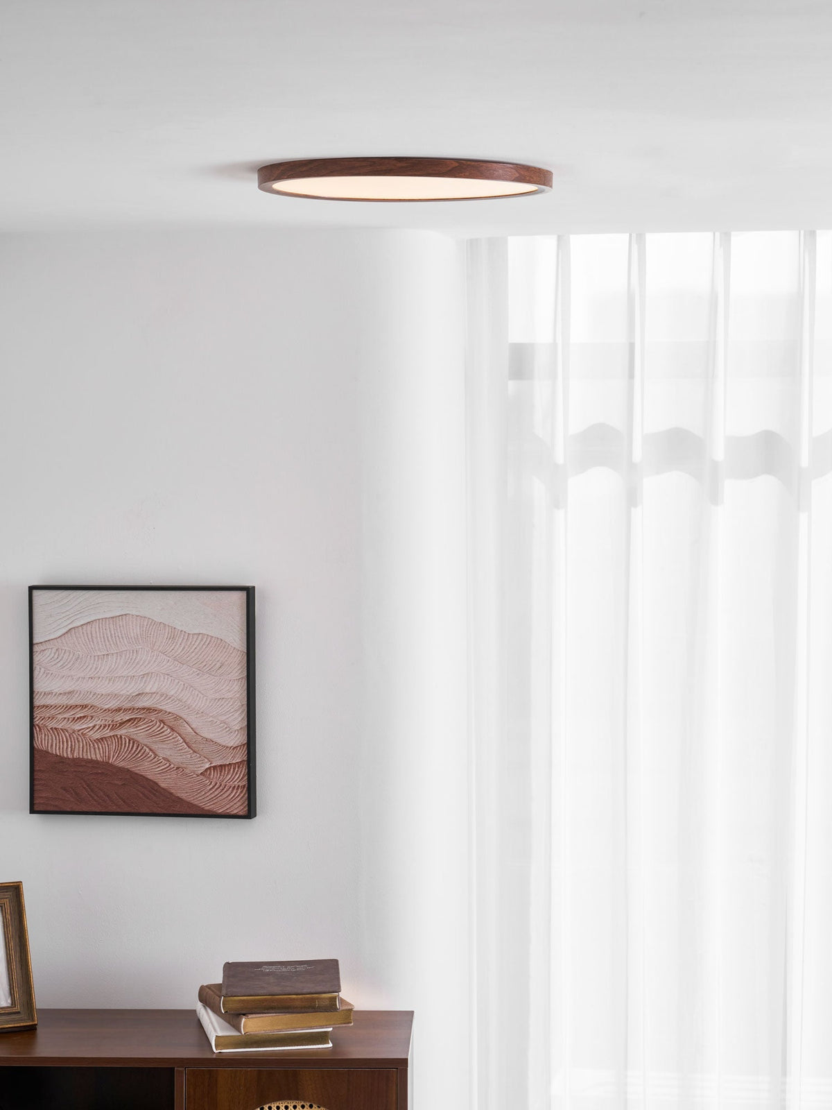 Femae Ultrathin Round Flush Mount Ceiling Light