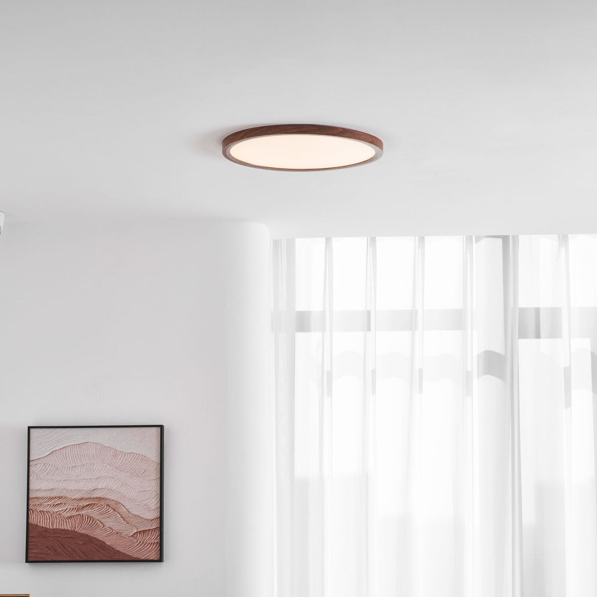 Femae Ultrathin Round Flush Mount Ceiling Light