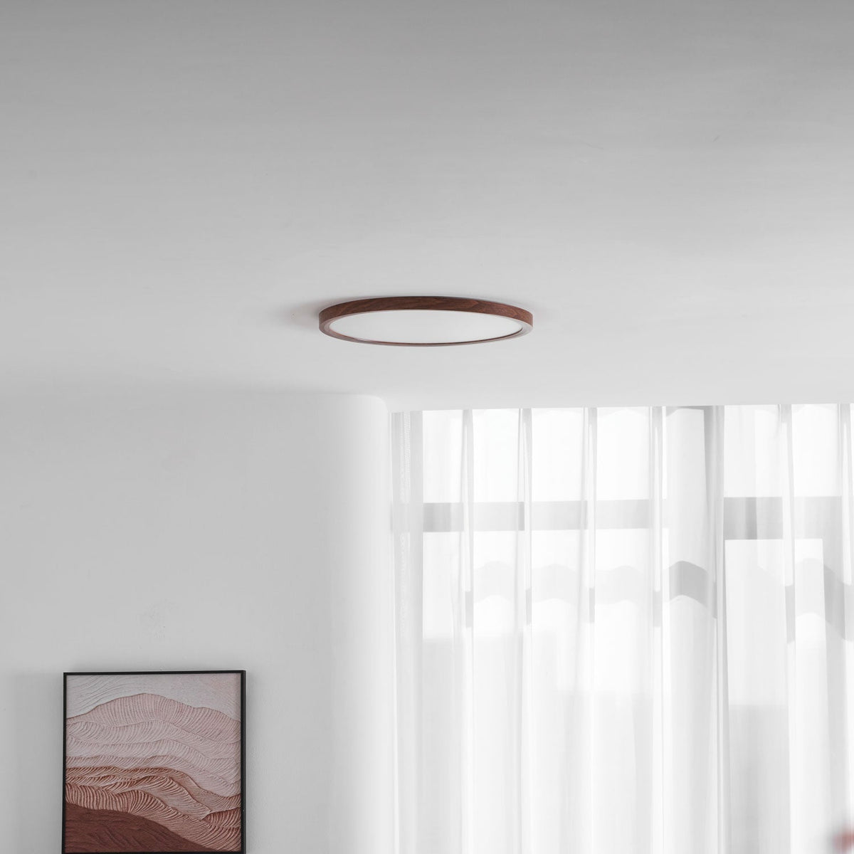 Femae Ultrathin Round Flush Mount Ceiling Light