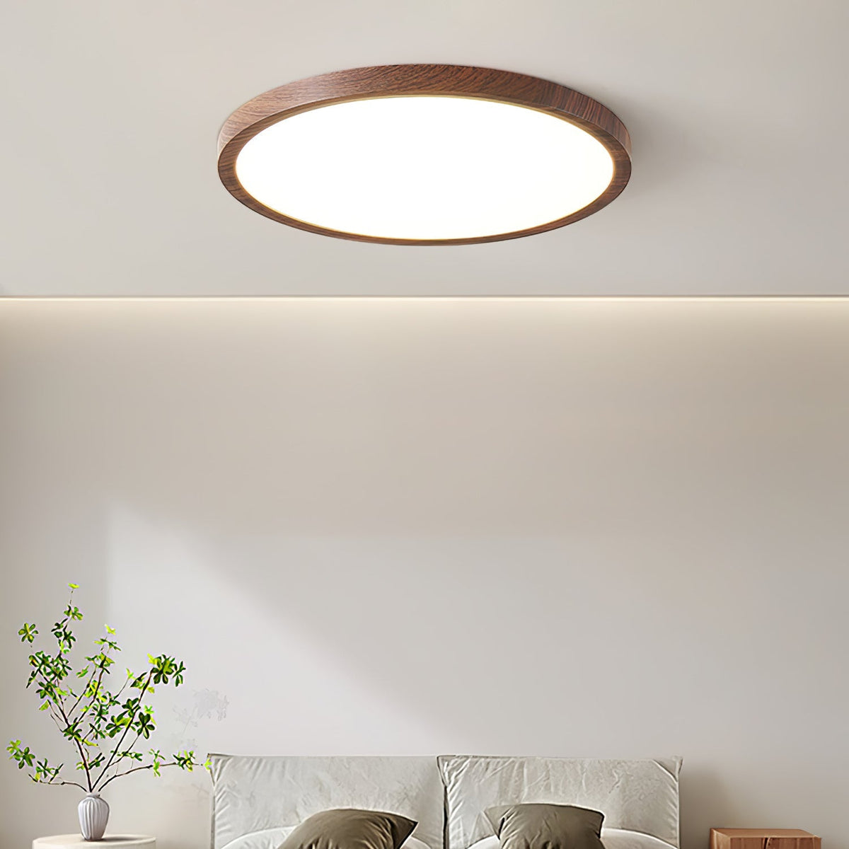 Femae Ultrathin Round Flush Mount Ceiling Light