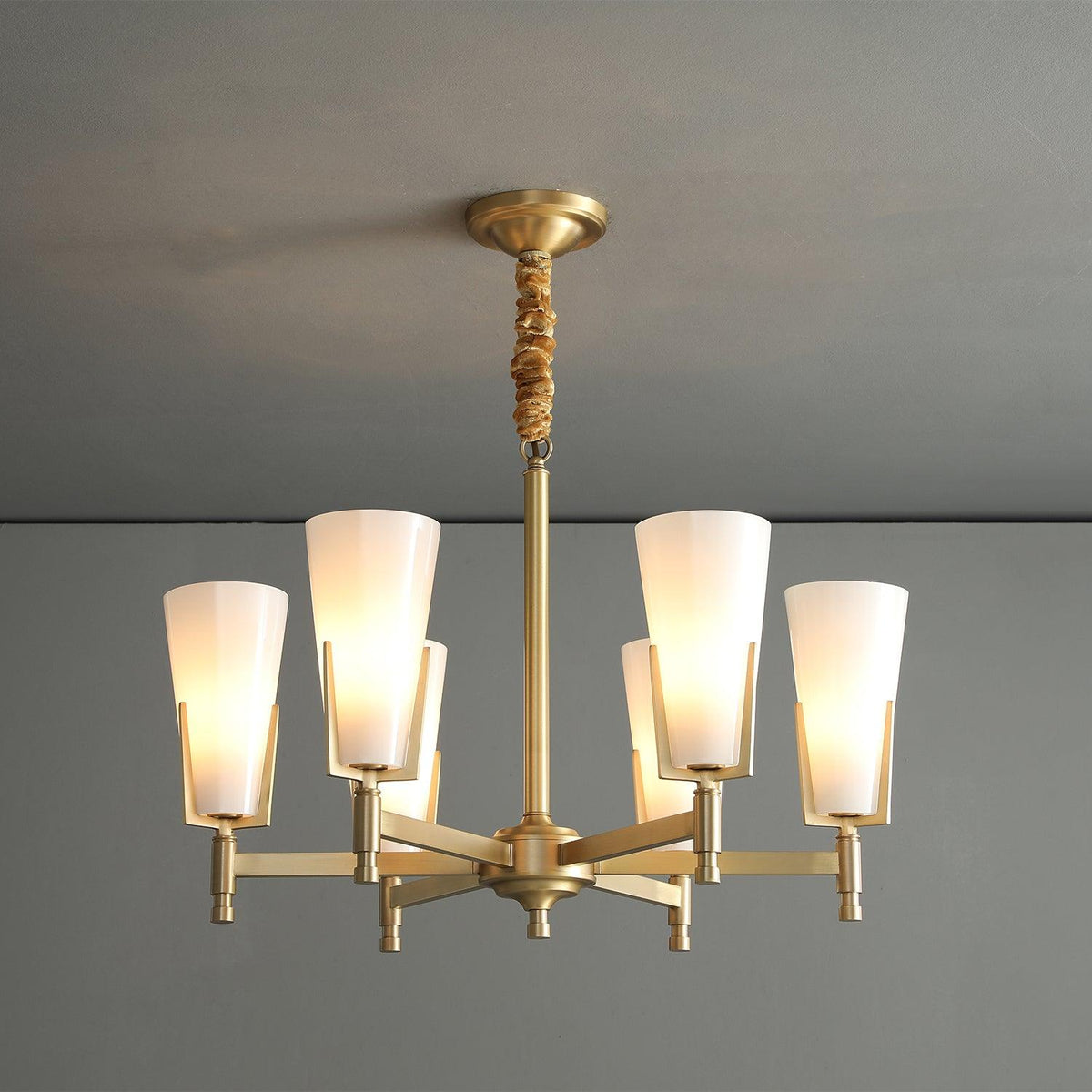 Gleam Luxury Brass Chandelier