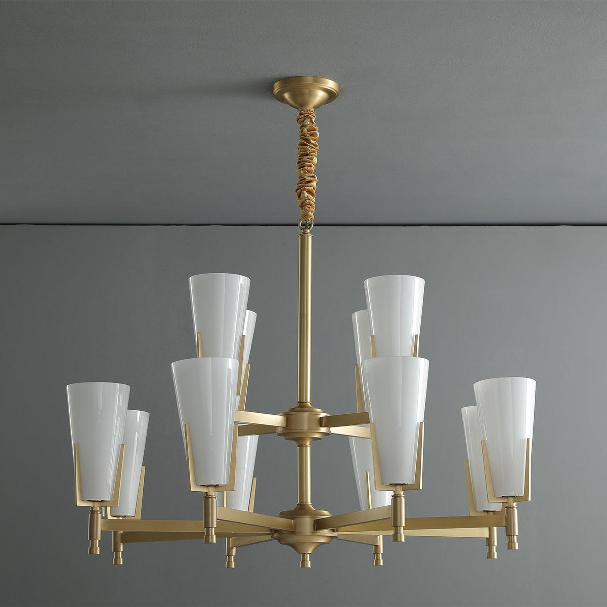 Gleam Luxury Brass Chandelier