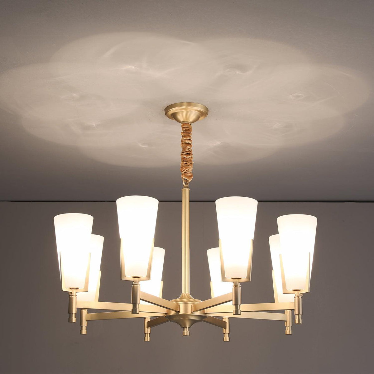 Gleam Luxury Brass Chandelier