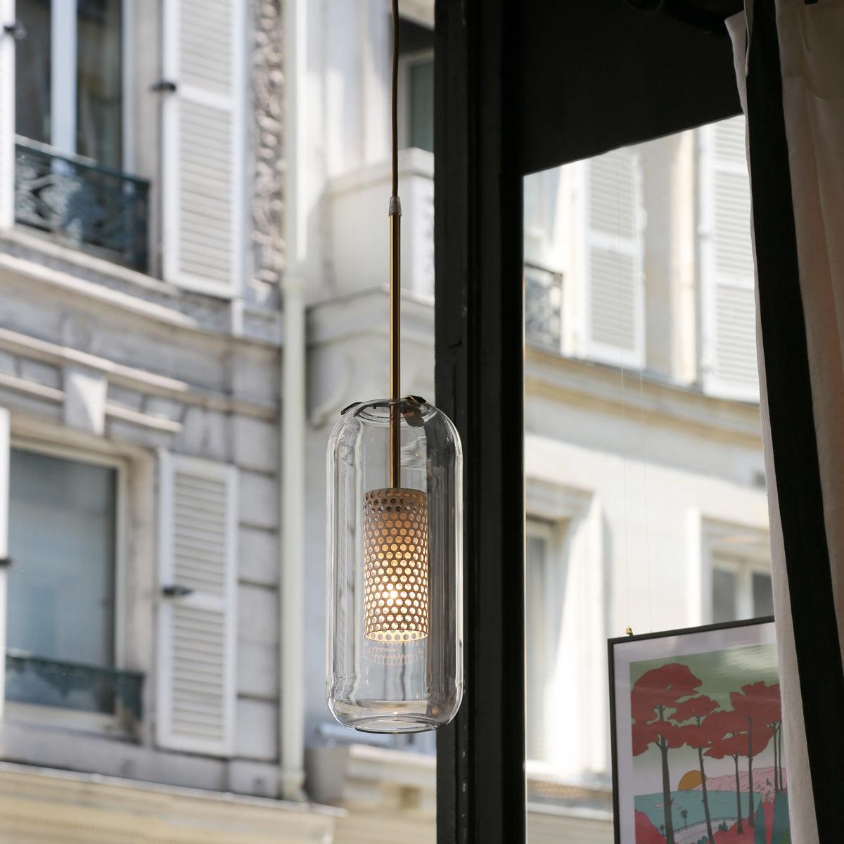 Sypharil Minimalist Glass Pendant Light