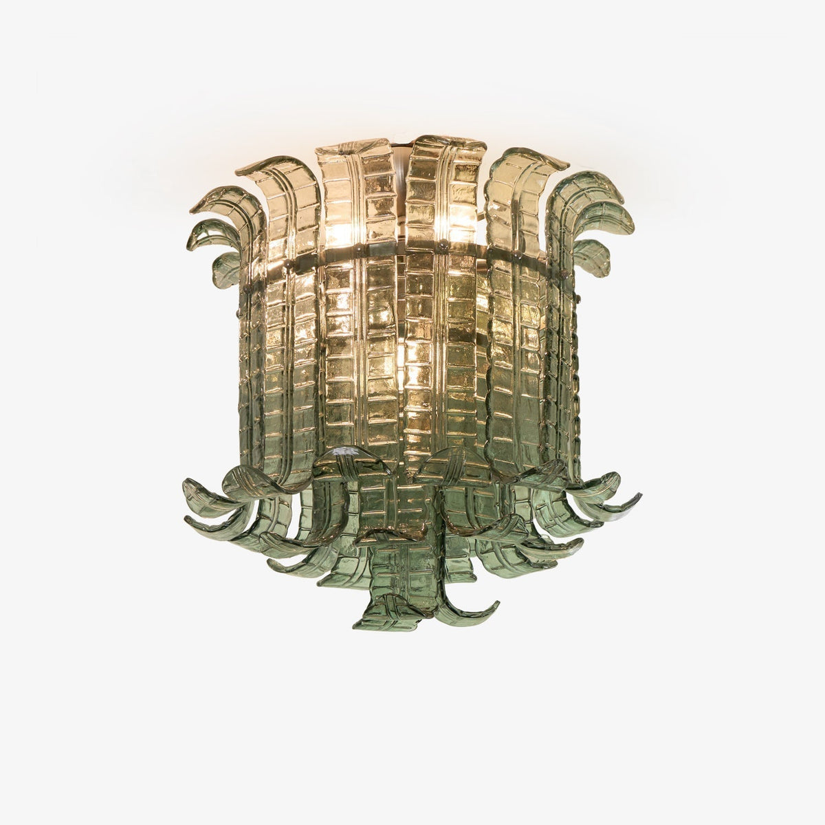 Eirisora Ceiling Lamp Murano Glass Petal Vintage