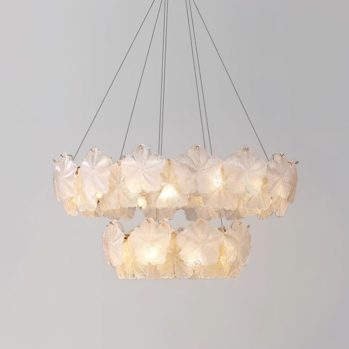 Vitheir Floral Glass Chandelier