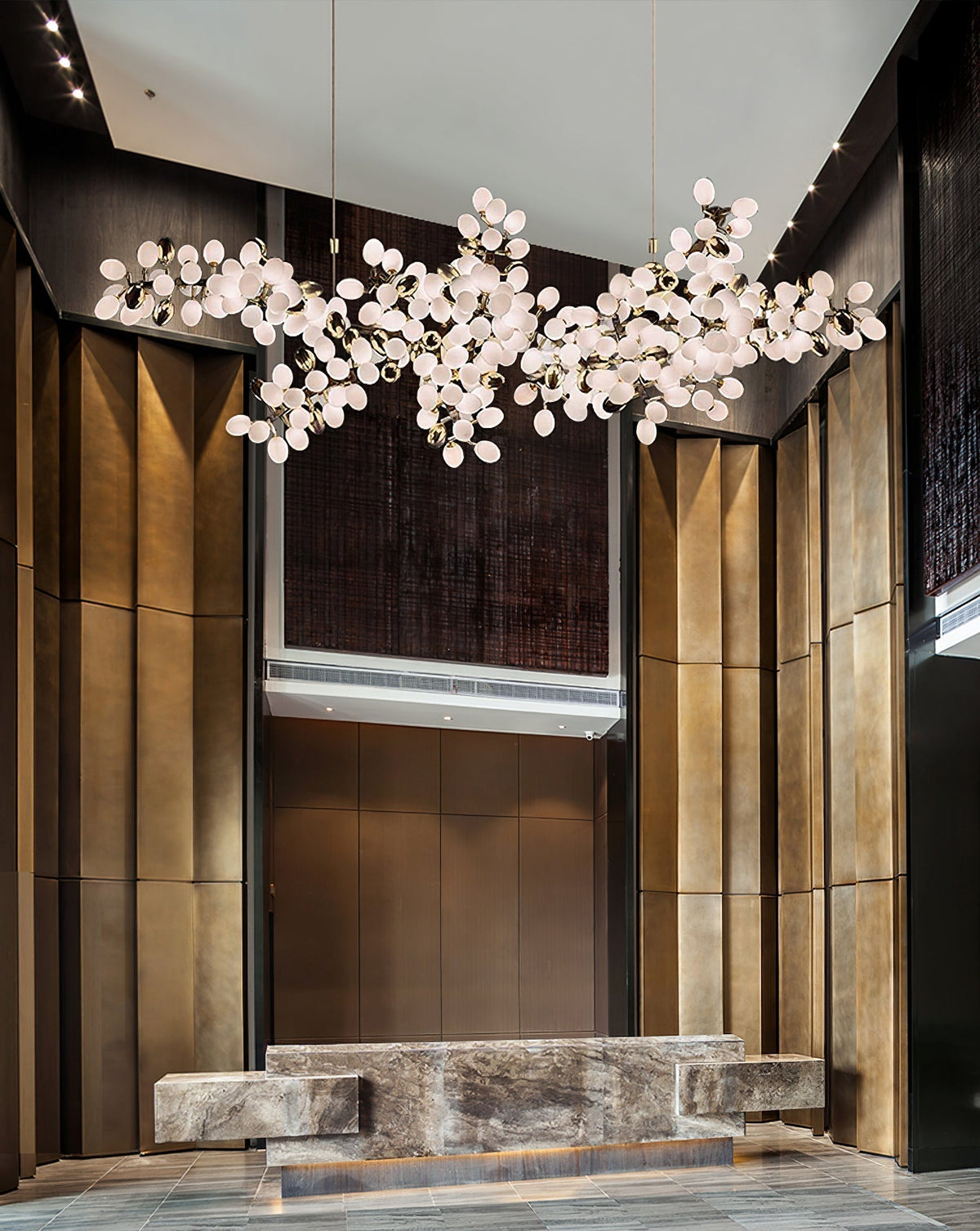 Lioraaria Glass Chandelier