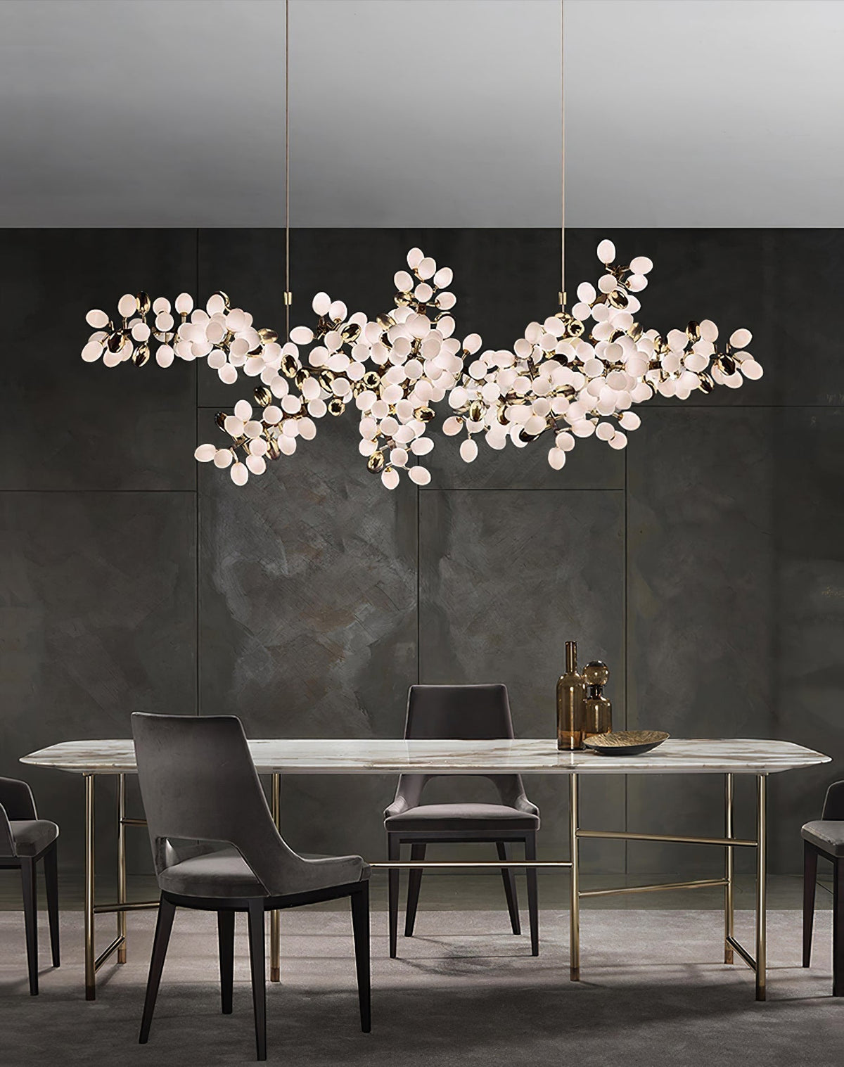 Lioraaria Glass Chandelier