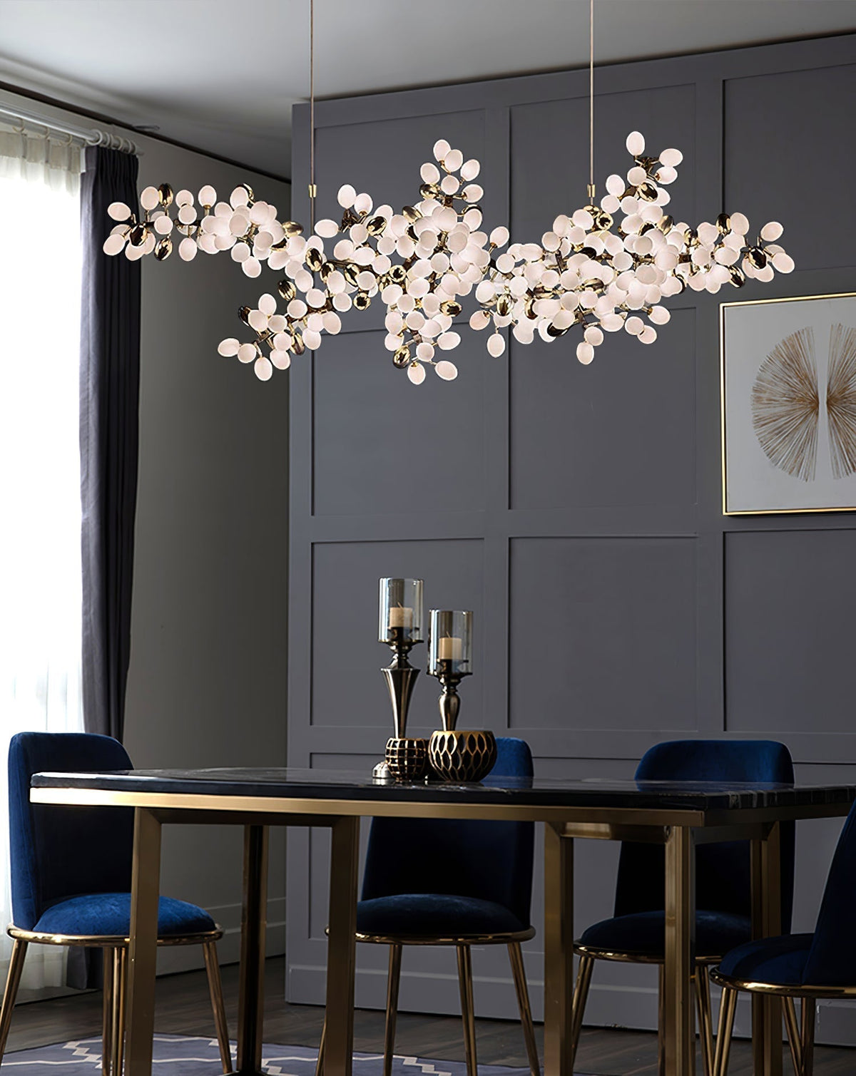 Lioraaria Glass Chandelier