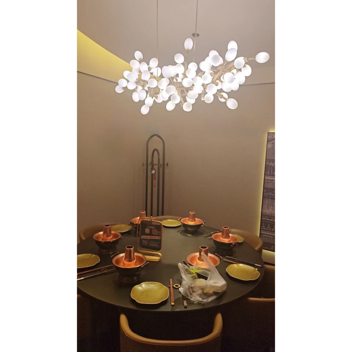 Lioraaria Glass Chandelier
