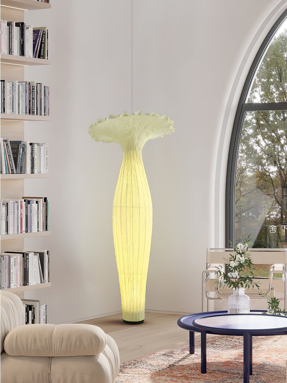 Zarinir Organic Fabric Floor Lamp