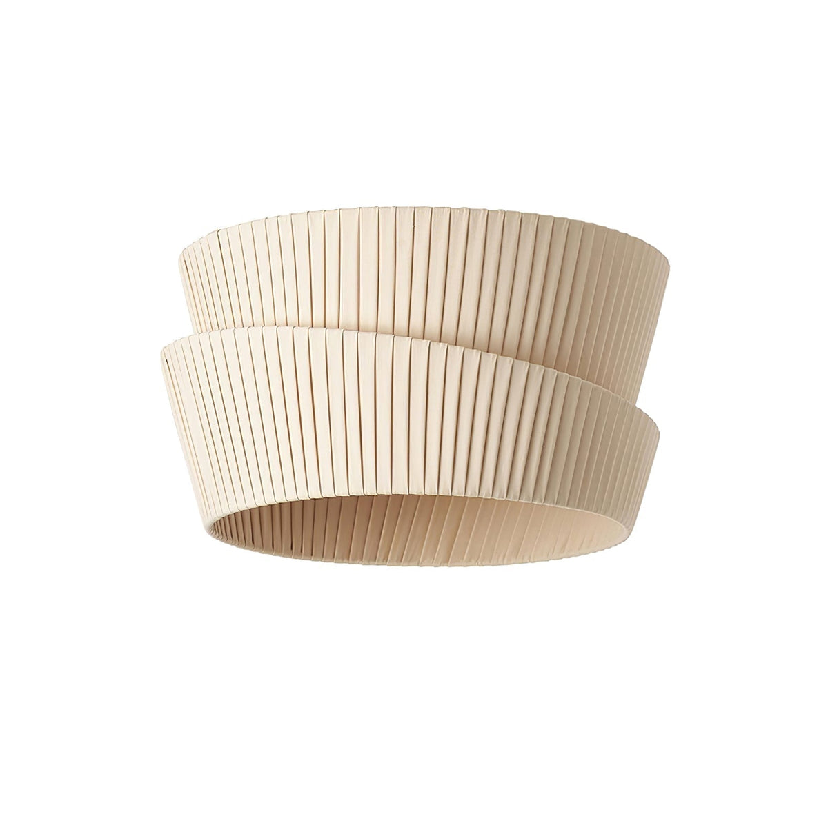Xlenis Natural Unique Twist Fabric Ceiling Lamp