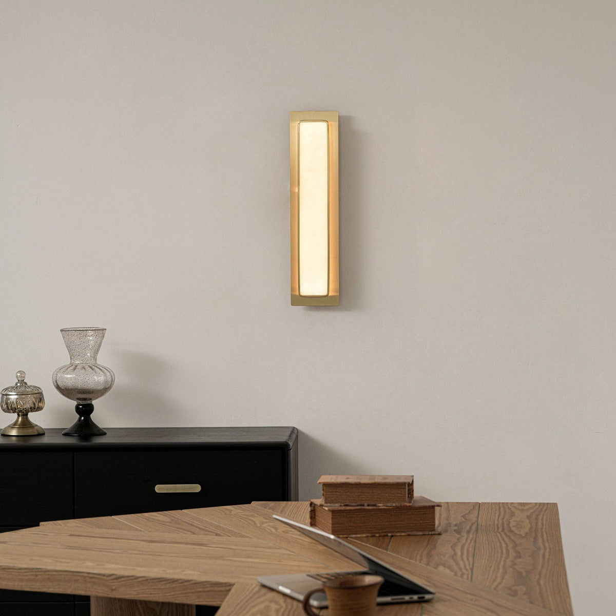 Yedia Alabaster Indoor Wall Light