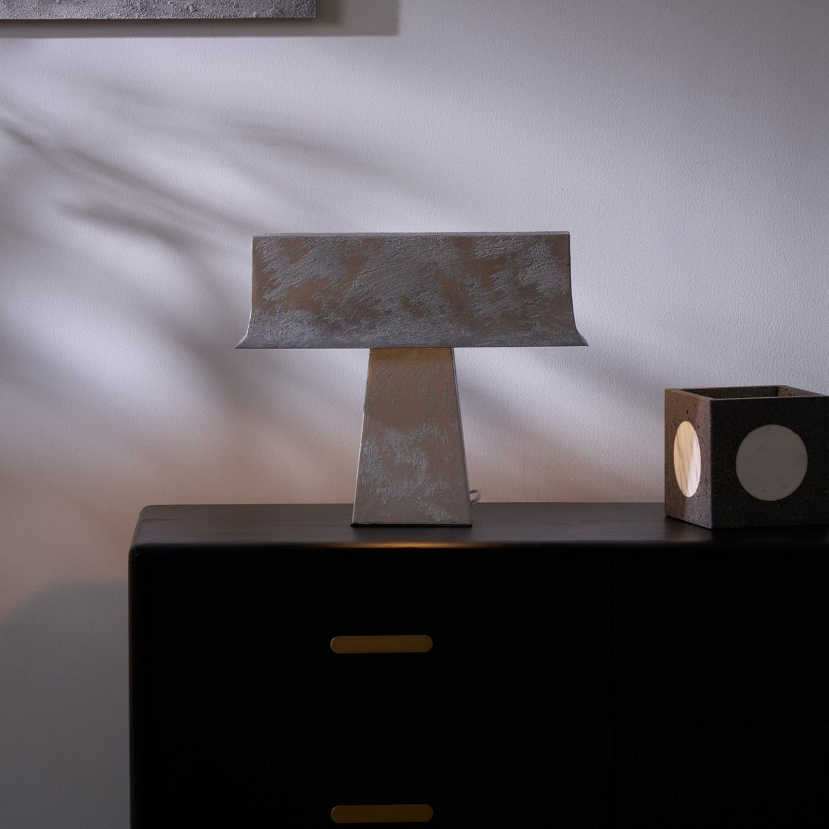 Slate Minimalist Antique Table Lamp