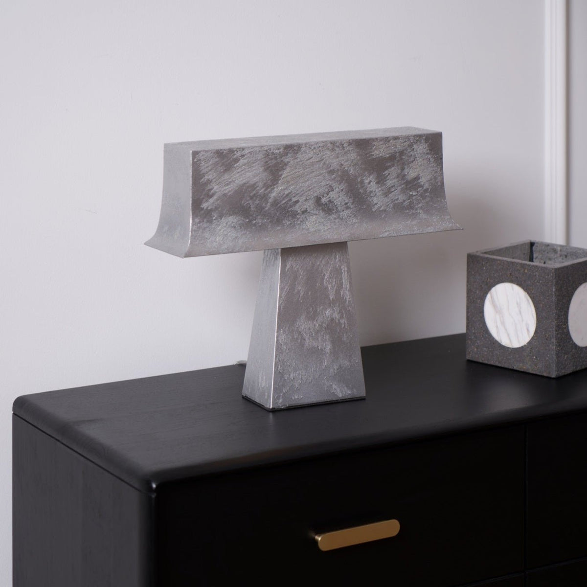 Slate Minimalist Antique Table Lamp