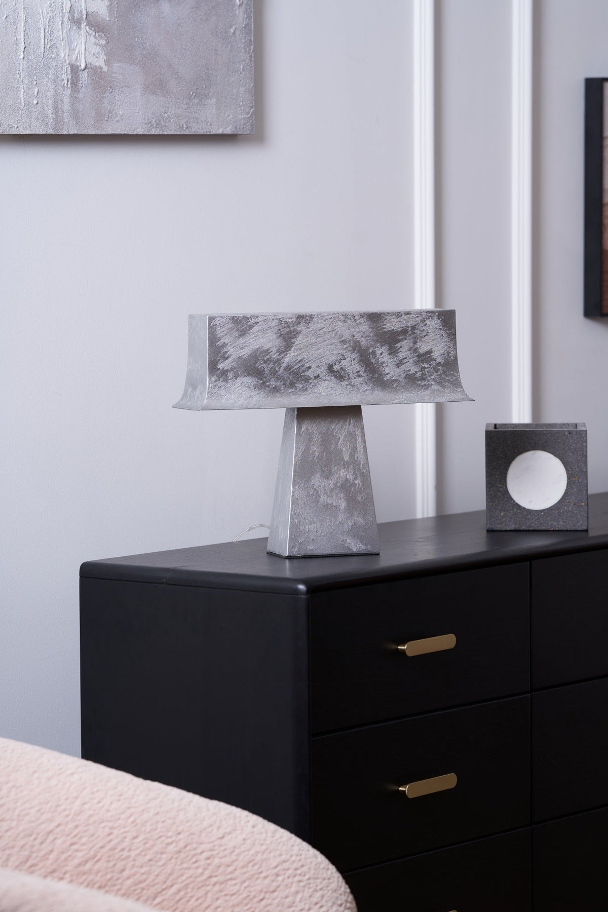 Slate Minimalist Antique Table Lamp