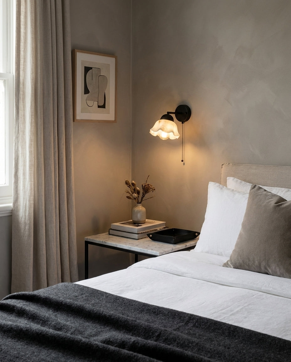 Mavenhurst Alabaster Wall Sconce