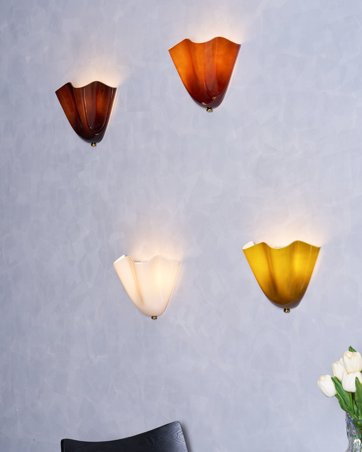 Zakia Glass Indoor Wall Light