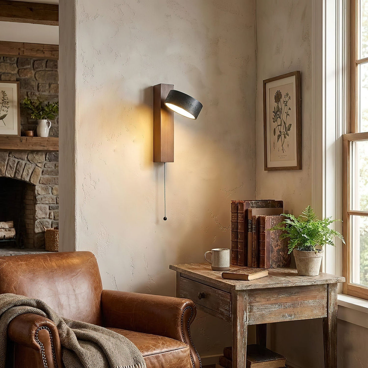 Hoian Travertine Indoor Wall Light