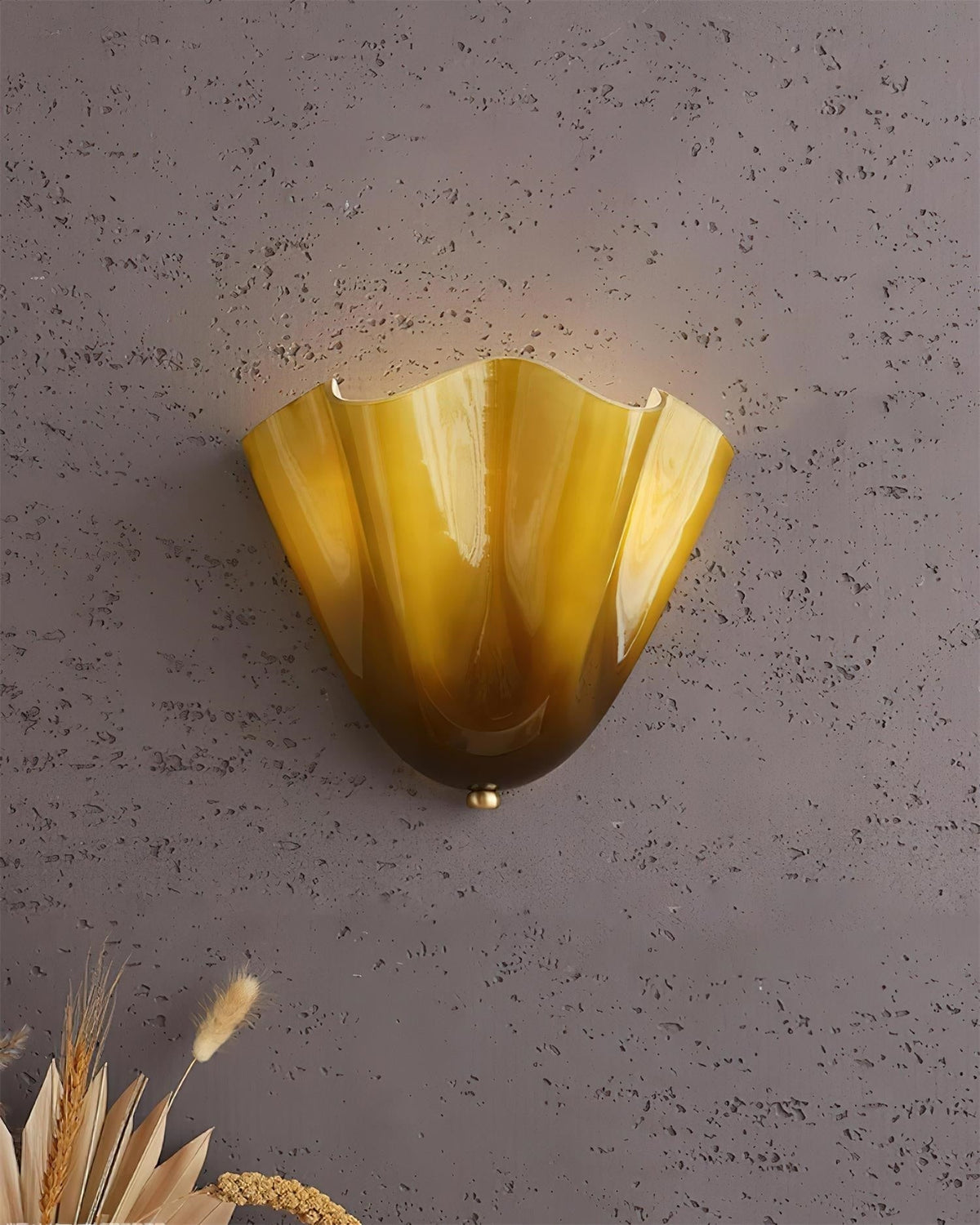 Zejel Flower Glass Indoor Wall Light