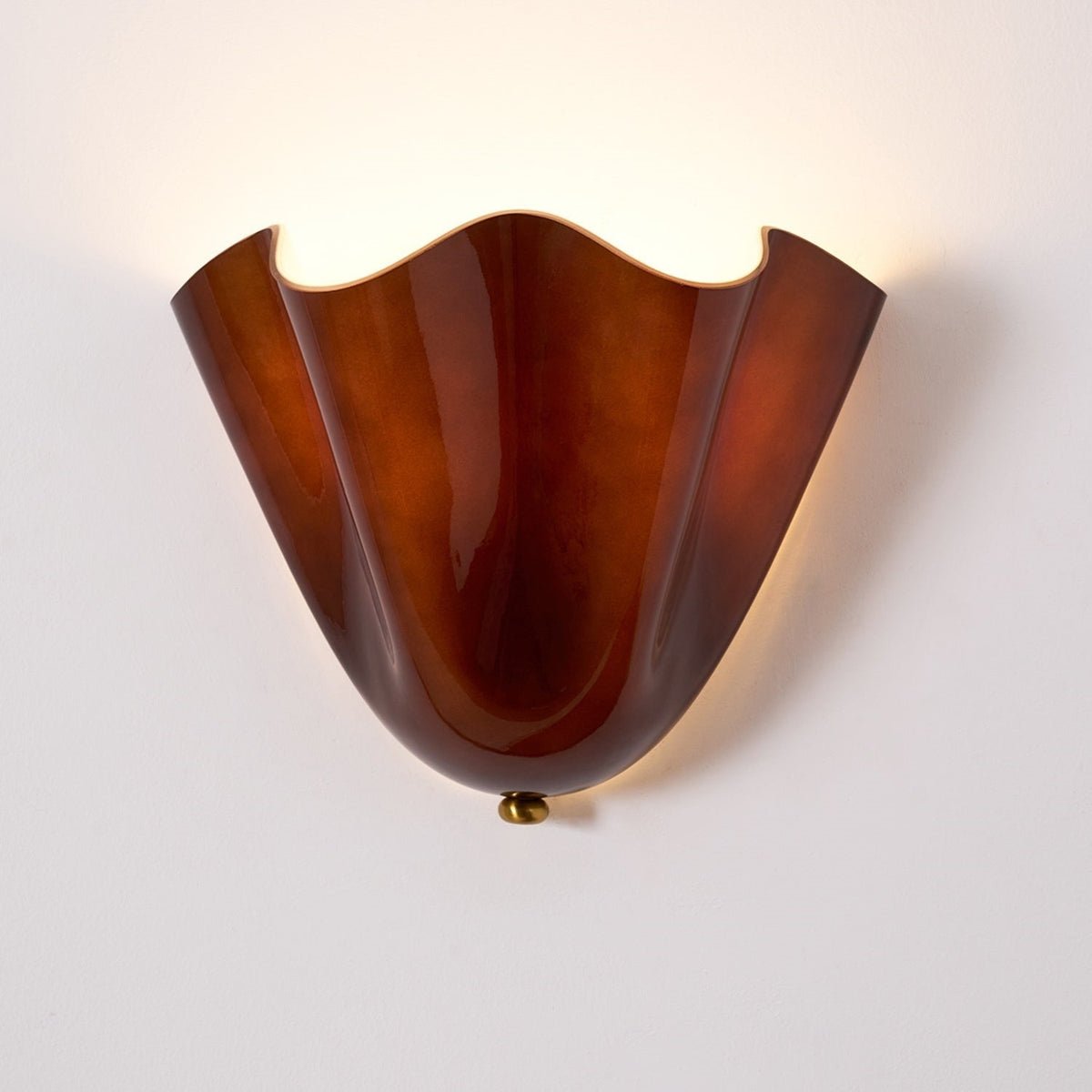 Zejel Flower Glass Indoor Wall Light