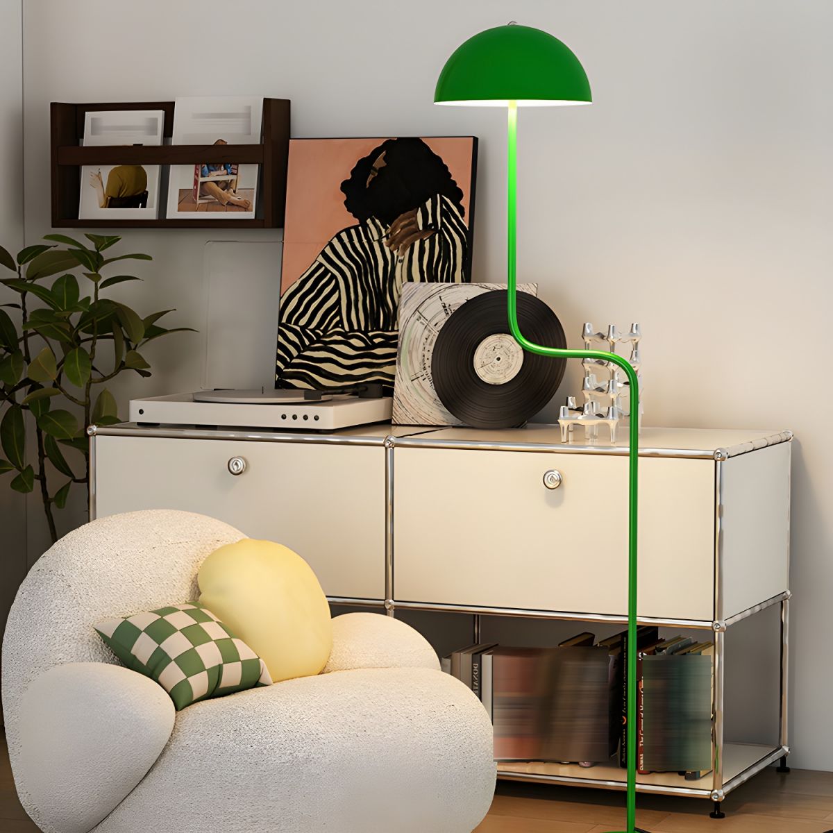 Narain Glass Minimalist Floor Lamp