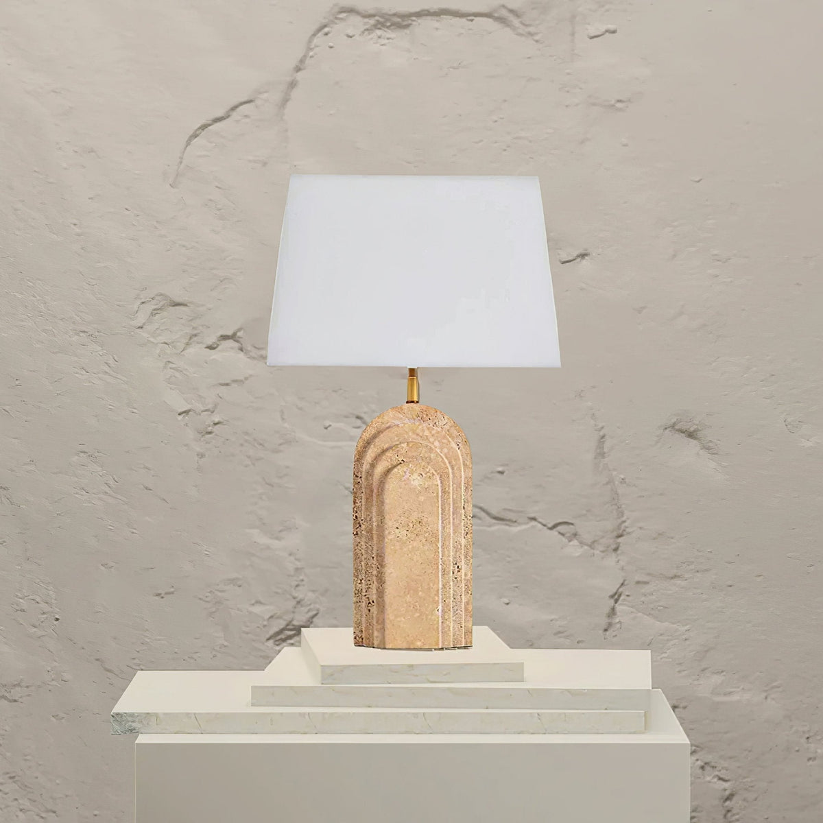 Seralira Travertine Table Lamp