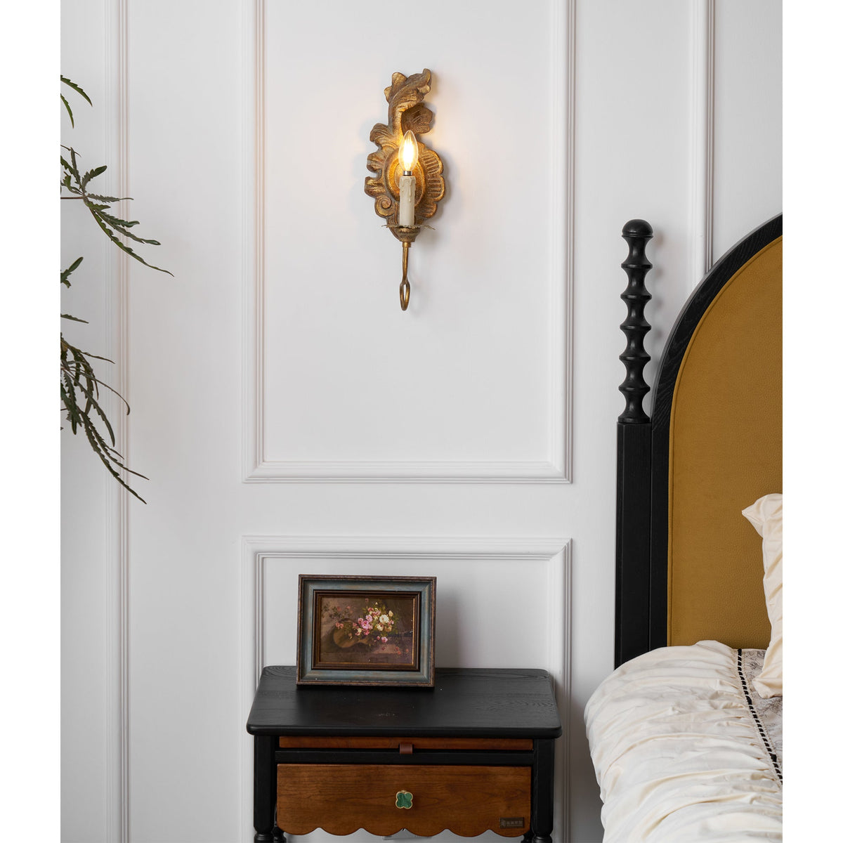Bojin Wood Indoor Wall Light