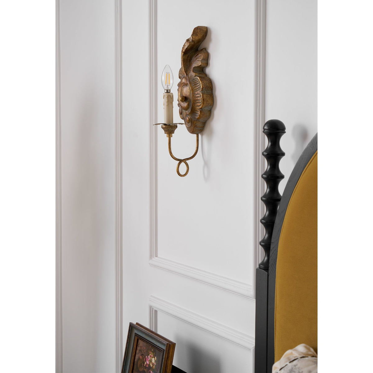 Bojin Wood Indoor Wall Light