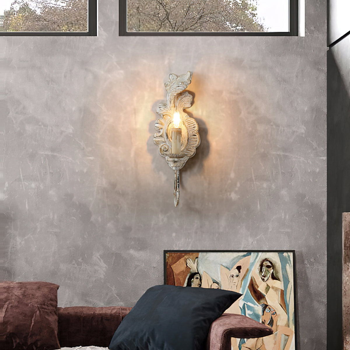 Veda Wood Indoor Wall Lamp