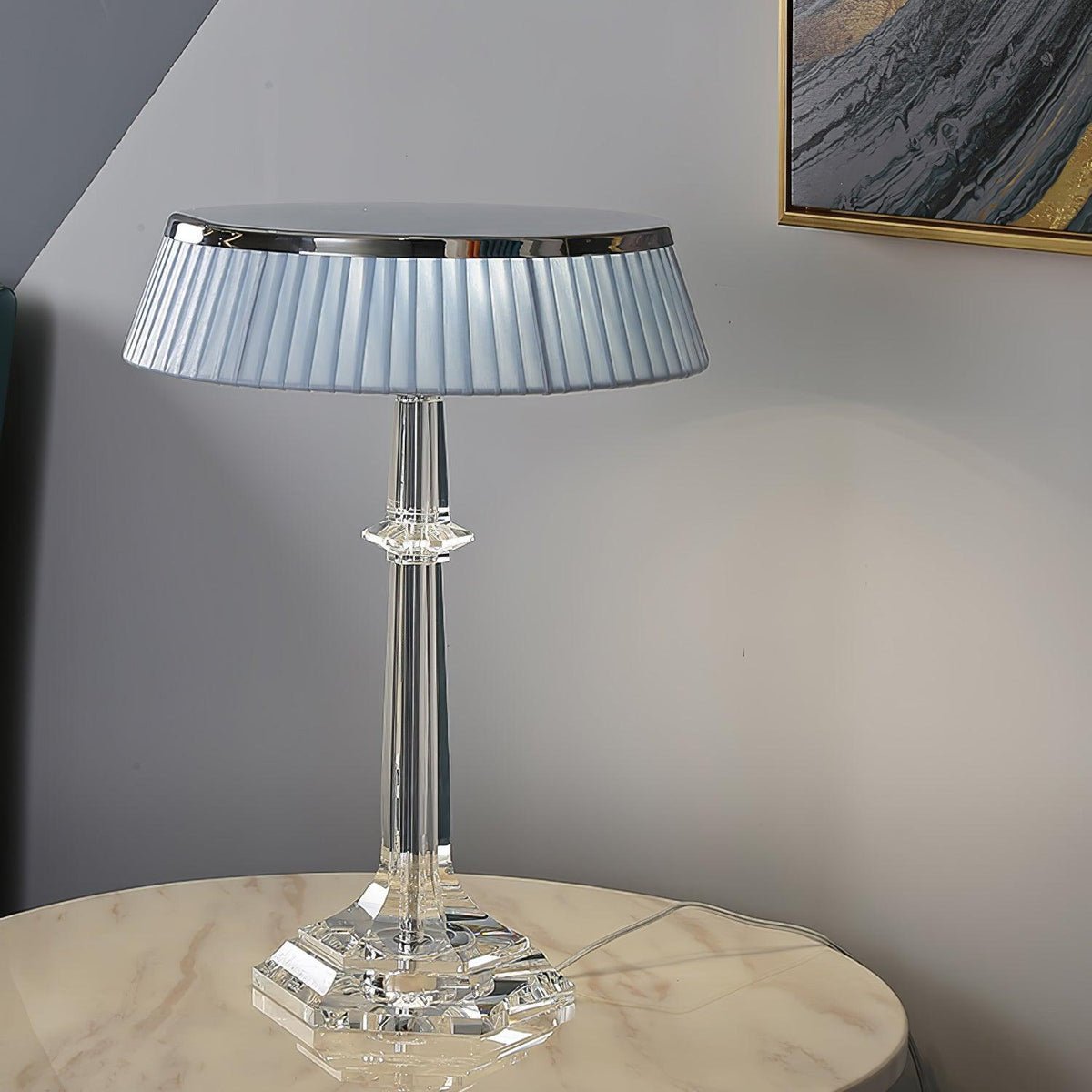 Haloza Fabric Luxurious Table Lamp