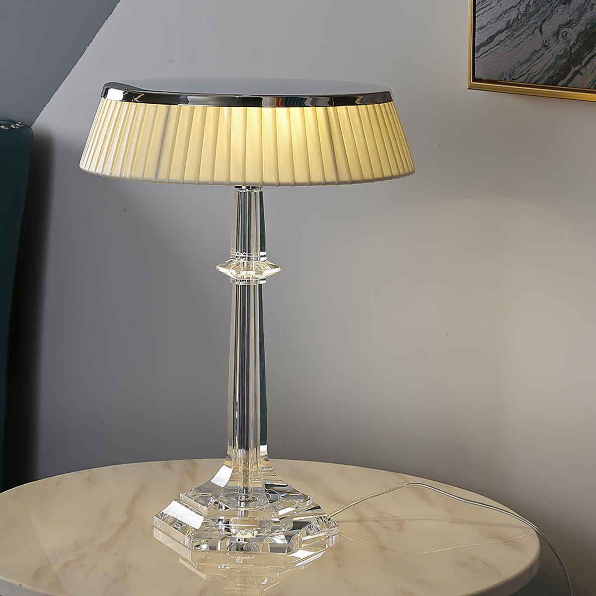 Haloza Fabric Luxurious Table Lamp