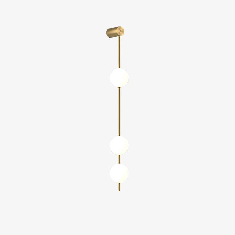 Willa Wall Lamp Vertical Balls Brass