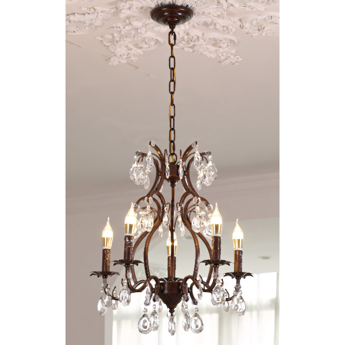 Delmoria Vesper Crystal Chandelier