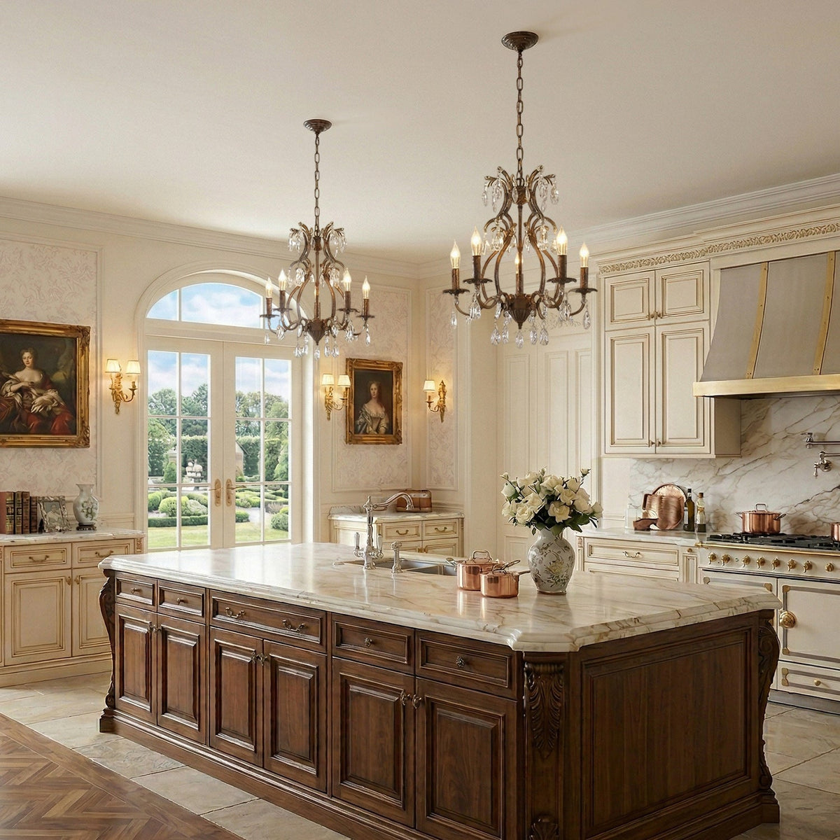 Delmoria Vesper Crystal Chandelier