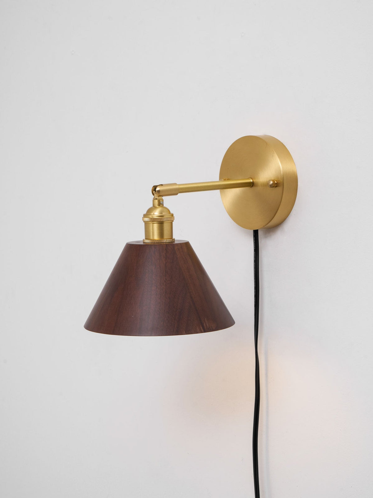 Hesia Wood Plug In Indoor Wall Light