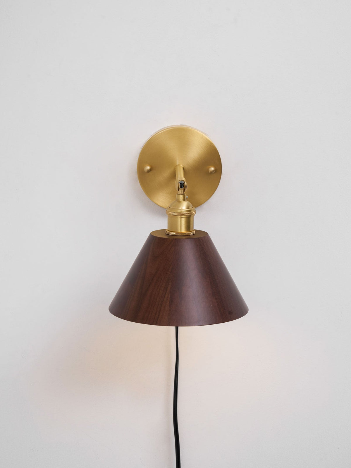Hesia Wood Plug In Indoor Wall Light